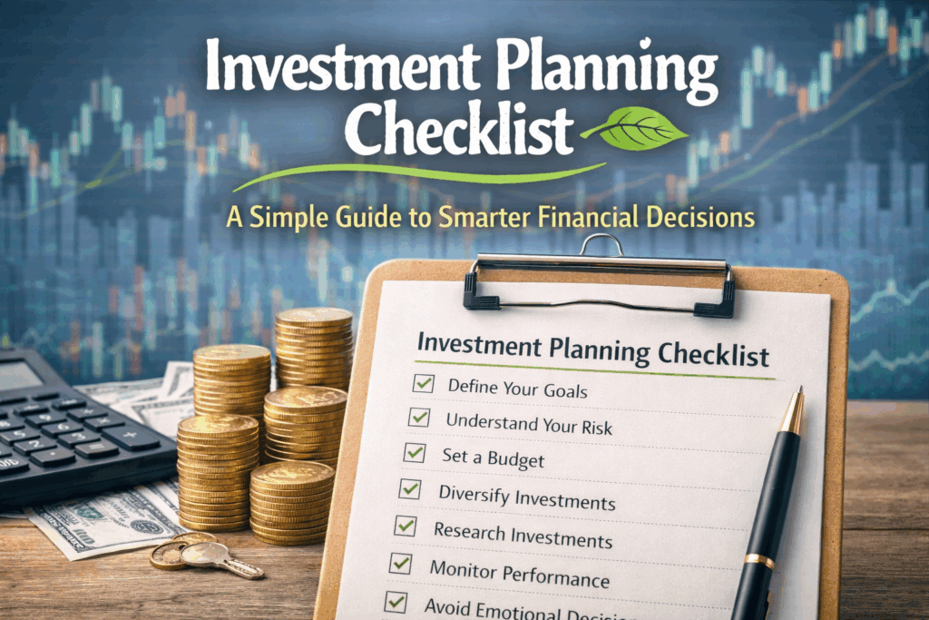 Investment Planning Checklist: A Simple Guide to Smarter Financial Decisions